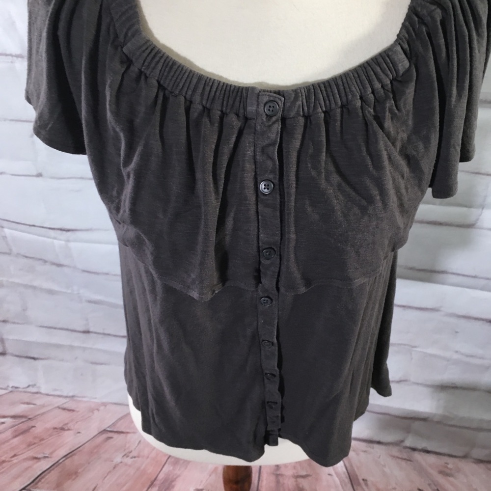 American Eagle Outfitters Soft & Sexy Peasant Top